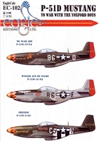 EagleCals EC#48-102 - P-51D Mustang, To War with the Yoxford Boys (Ol Flak Joe...)