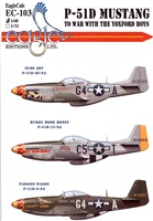 EagleCals EC#48-103 - P-51D Mustang, To War with the Yoxford Boys (Hurry Home Honey...)