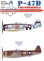 EagleCals EC#48-107 - P-47D Thunderbolt (Elsie/Lil Butch...)