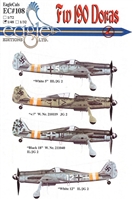 EagleCals EC#48-108 - Fw 190 Doras (White 5...)