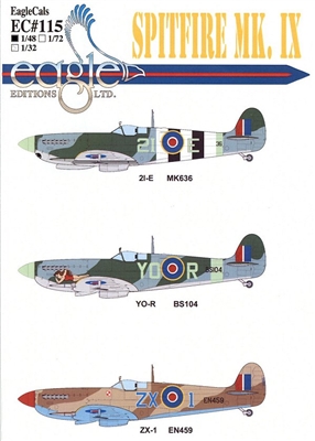 EagleCals EC#48-115 - Spitfire Mk IX, Part 2