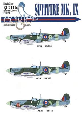 EagleCals EC#48-116 - Spitfire Mk IX, Part 3