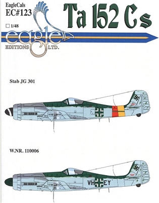 EagleCals EC#48-123 - Ta 152 Cs