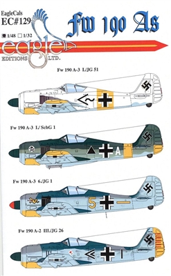 EagleCals EC#48-129 - Fw 190 As