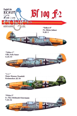 EagleCals EC#48-137 - Bf 109 F-2 (Heinz Jahner...)