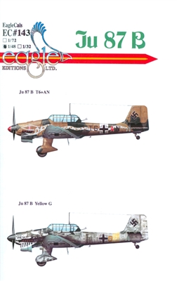 EagleCals EC#48-143 - Ju 87 B, Part 1