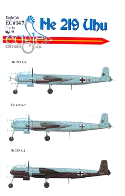 EagleCals EC#48-147 - He 219 Uhu