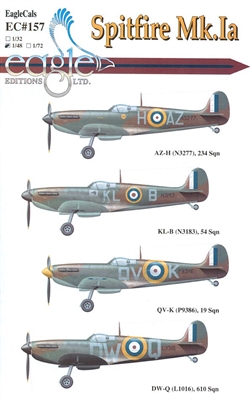 EagleCals EC#48-157 - Spitfire Mk Ia