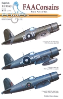 EagleCals EC#48-163 - FAA Corsairs, Royal Navy F4Us