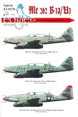 EagleCals EC#48-170 - Me 262 B-1a/U1