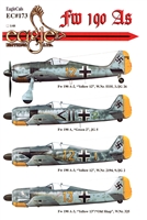 EagleCals EC#48-173 - Fw 190 As