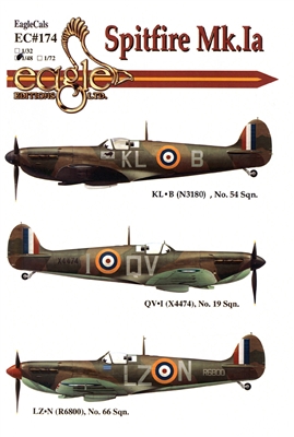 EagleCals EC#48-174 - Spitfire Mk.Ia