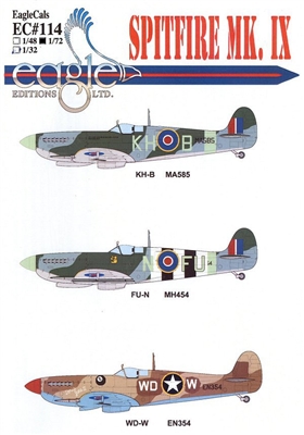 EagleCals EC#72-114 - Spitfire Mk IX, Part 1