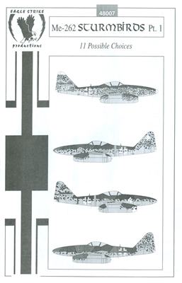 Eagle Strike 48007 - Me-262 Sturmbirds, Part 1