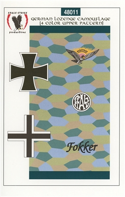 Eagle Strike 48011 - German Lozenge Upper Camouflage (4 Color Pattern)