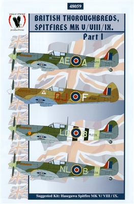 Eagle Strike 48059 - British Thoroughbreds, Spitfires Mk V / VIII / IX, Part I