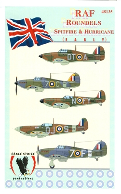 Eagle Strike 48135 RAF Roundels, Spitfire & Hurricane (early)