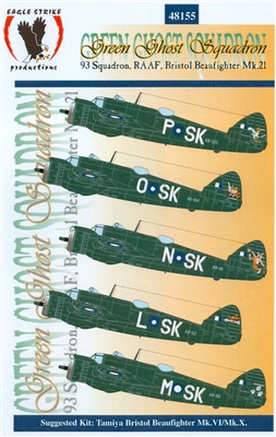 Eagle Strike 48155 - Green Ghost Squadron (93 Squadron, RAAF, Bristol Beaufighter Mk. 21)