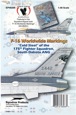 Eagle Strike 48266 - "Cold Steel" of the 175th Fighter Squadron, South Dakota ANG