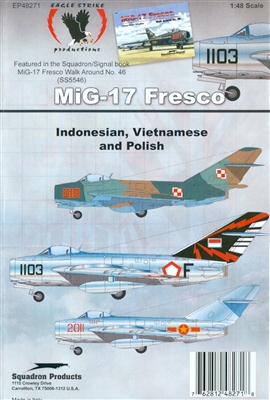 Eagle Strike 48271 - MiG-17 Fresco (Indonesian, Vietnamese and Polish)