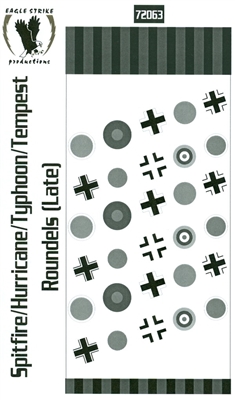 Eagle Strike 72063 Spitfire / Hurricane / Typhoon / Tempest Roundels (Late)