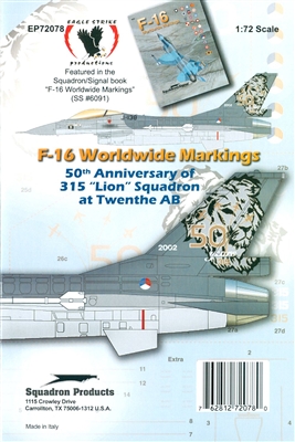 Eagle Strike 72078 - 50th Anniversary of 315 "Lion" Squadron at Twenthe AB