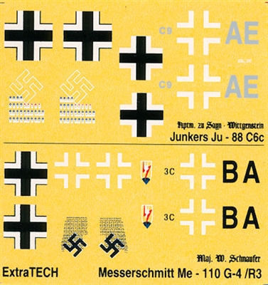 Extra Tech D-13 - Luftwaffe WWII Night Fighting Aces I