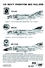 Fox One Decals 48-001 - US Navy Phantom MiG Killers