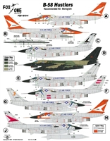 Fox One Decals 48-014 - B-58 Hustlers