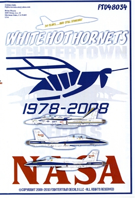 Fightertown FTD 48034 - F/A-18A/B/C White Hot Hornets