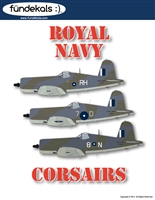Fundekals 32-003 - Royal Navy Corsairs