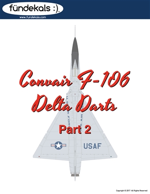 Fundekals 48-009 - Convair F-106 Delta Dart, Part 2