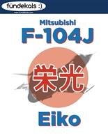 Fundekals 48-021 - Mitsubishi F-104J Eiko