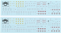 Fundekals 48-031 - P-38 F/G/H Lightnings Stencils