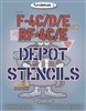 Fundekals 48-039 - F-4C/D/E, RF-4C/E Depot Stencils
