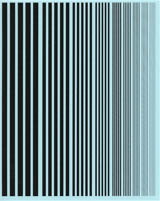 Fundekals 99-002 - Black Stripes (varying widths)