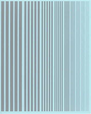 Fundekals 99-005 - Silver Stripes (varying widths)