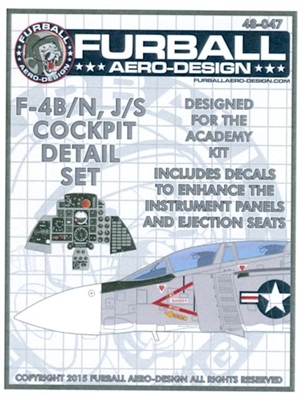 Furball 48047 - F-4B/N, J/S Cockpit Detail Set