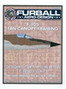 Furball 48055 - F-105 Tan Canopy Framing