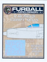 Furball 48058 - MiG-21 Canopy Seals