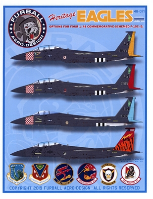 Furball 48-071 -  F-15C/E Heritage Eagles