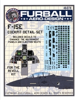 Furball 48078 - F-15E Cockpit Detail Set