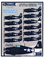 Furball F/D&S-4822 - Colors & Markings of USN Navy Wildcats