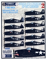 Furball F/D&S-4824 - Colors & Markings of USN F6F-5 Hellcats, Part 2