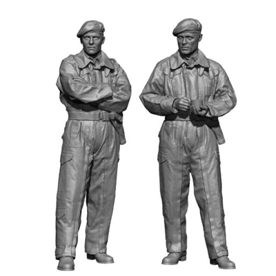 H3 Models 35038 - WW2 British Tank Crew Set (2 figures)