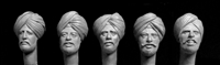 Hornet Heads HAH03 - Heads with Sikh Turbans