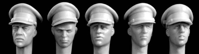 Hornet Heads HBH10 - Heads Wearing British Style Officer's Caps