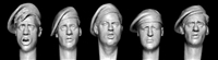 HornetHeads  HBH14 - Heads with Typical WW2 Style British Berets