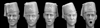 Hornet Heads HGH02 - Heads Wearing Fez (13th SS Handschar)