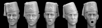 Hornet Heads HGH02 - Heads Wearing Fez (13th SS Handschar)